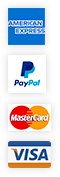 A paypal logo next to a mastercard logo.