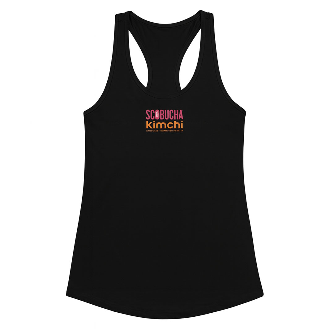 Women’s fitted racerback tank top