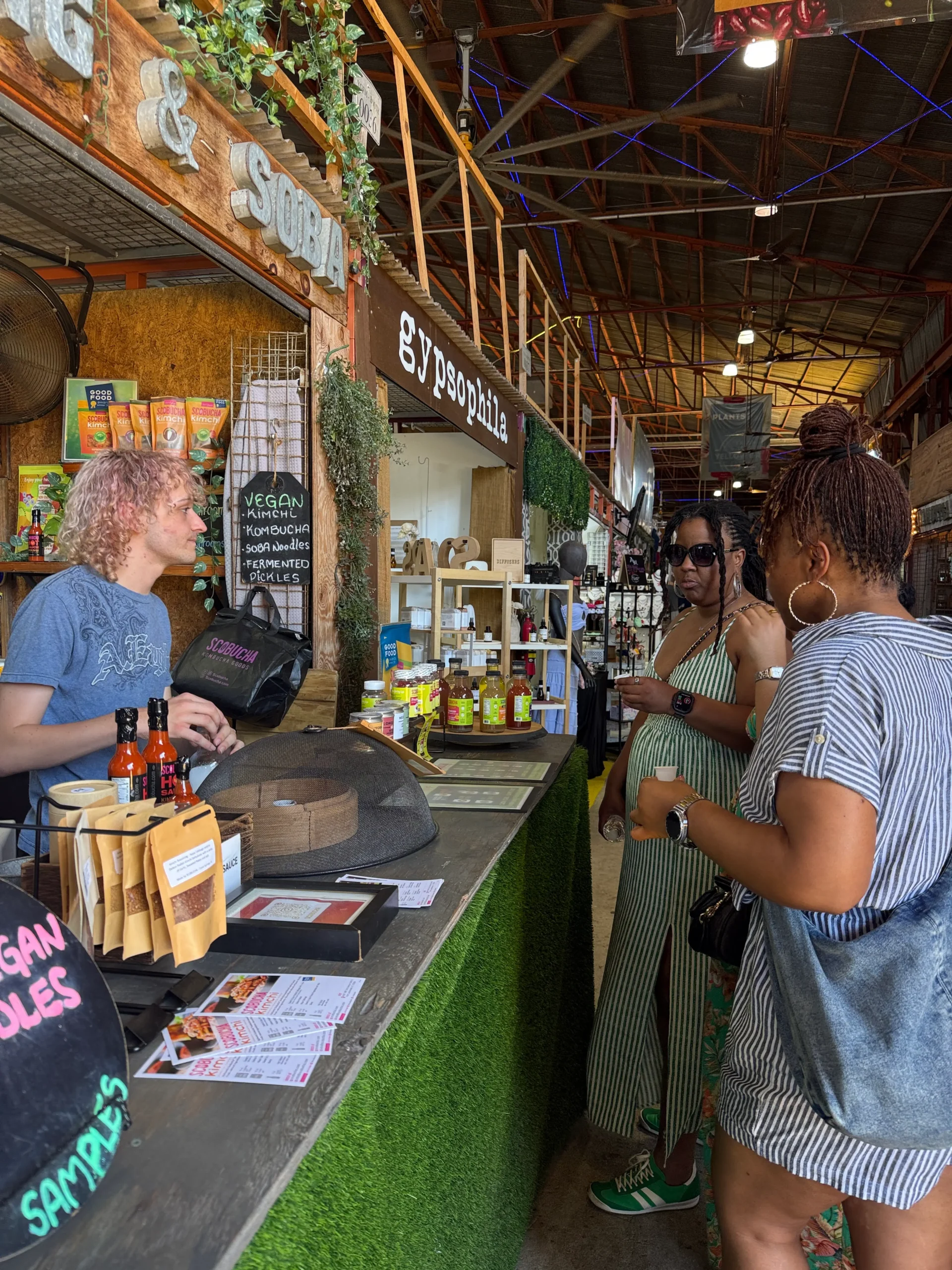 Booth in the Farmers Market